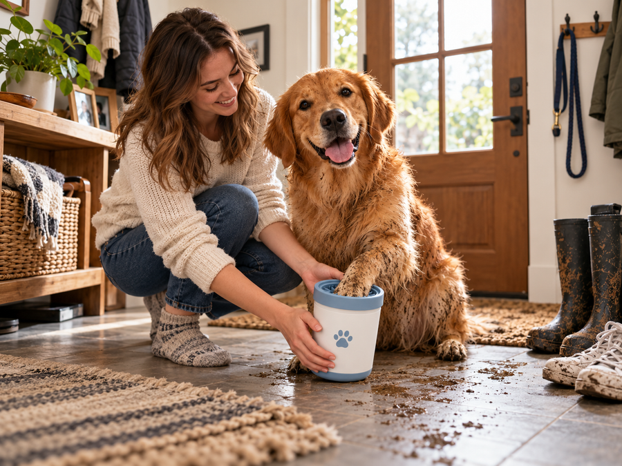 QORAVEXA™ PawPure Gentle Cleaning Cup