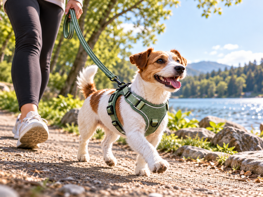 QORAVEXA™ TrailComfort Adjustable Pet Harness Set