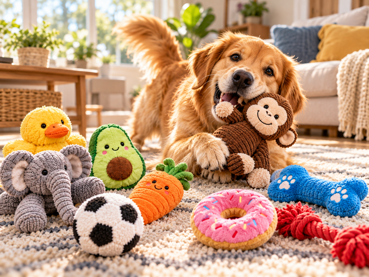 QORAVEXA™ JoyChew Plush Toy Bundle