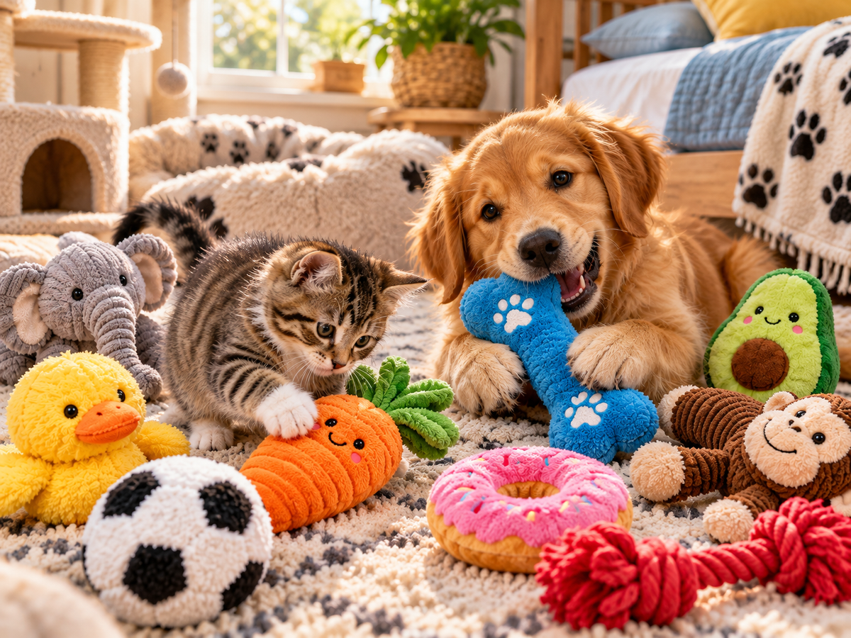 QORAVEXA™ JoyChew Plush Toy Bundle