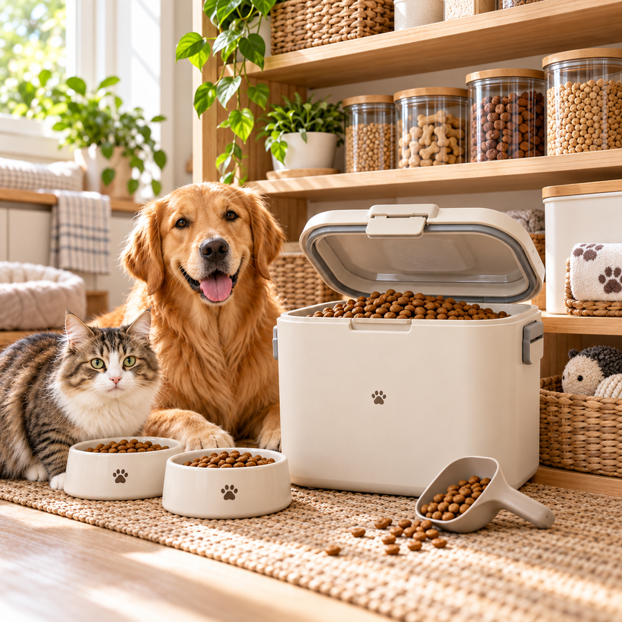 QORAVEXA™ TidyTreat Airtight Pet Food Container